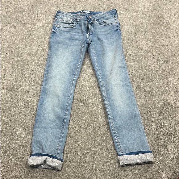Girls lined jeans - Picture 1 of 4